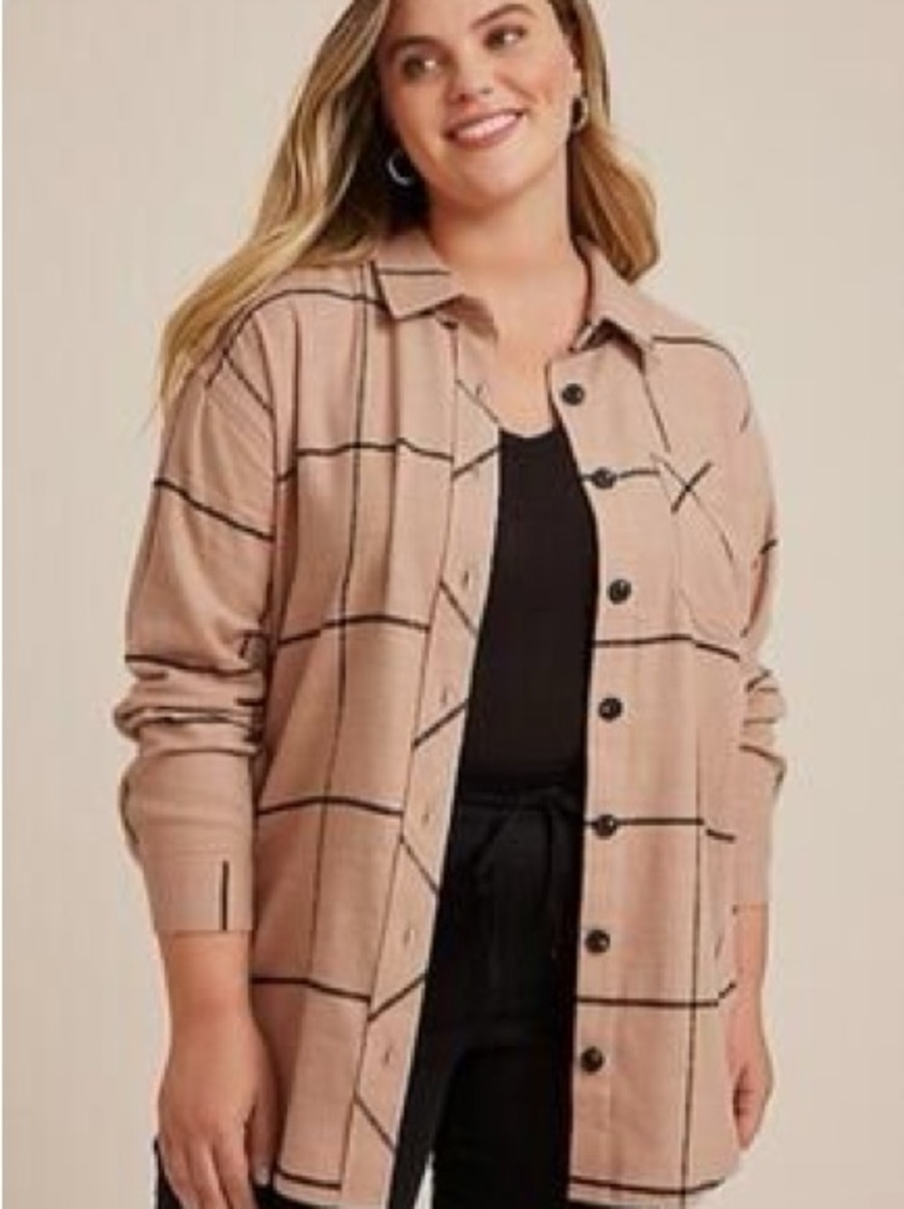 Maurices Blush Button-Down Shirt